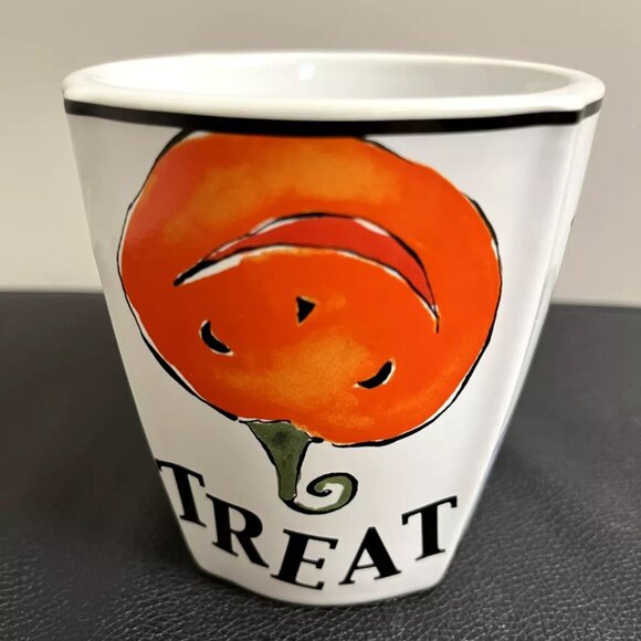 Rosanna China Halloween Coffee Cup Ghost and Pumpkin and Cat Coffee Mug - Picture 2 of 4